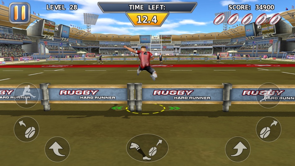 #5. Rugby: Hard Runner (iOS) 由: Tangram3D