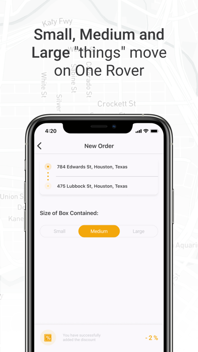 One Rover - Request a Ride iPhone screenshot 6 - Travel app