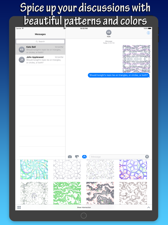 Screenshot #4 pour Sheer Abstractions Stickers
