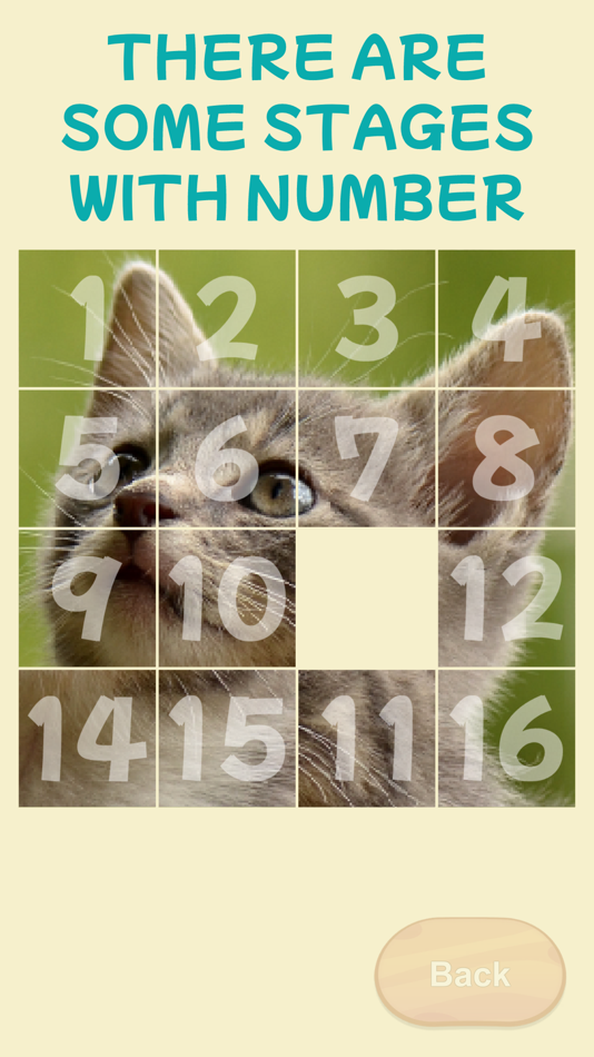 #2. CAT PUZZLE GAME/Move the tiles (iOS) By: KOHEI OKADA