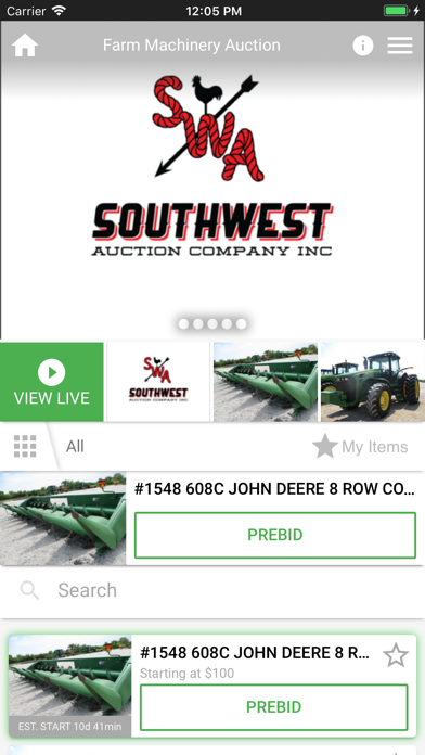 LEVEL Auctions Screenshot