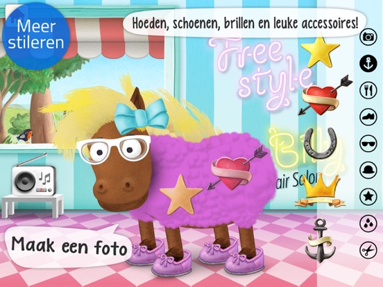 Silly Billy: Bij de kapper iPad app afbeelding 3