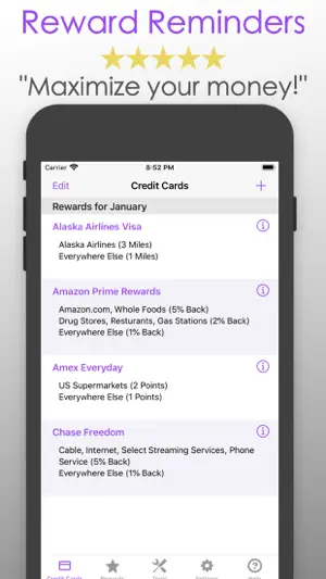 Reward Check: Credit Card Help screenshot 1