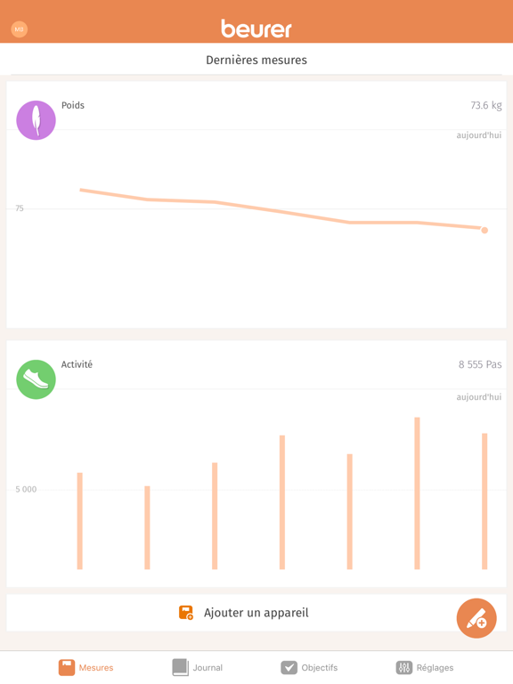 Screenshot #4 pour beurer HealthManager