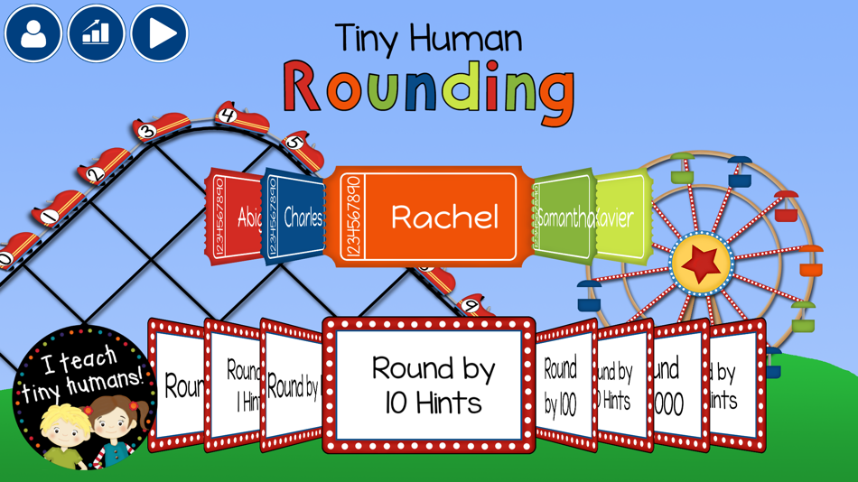 #1. Tiny Human Rounding (iOS) 由: I Teach Tiny Humans, LLC