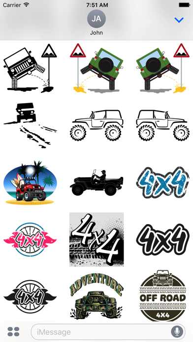 Its a Jeep Thing Sticker Pack Screenshot