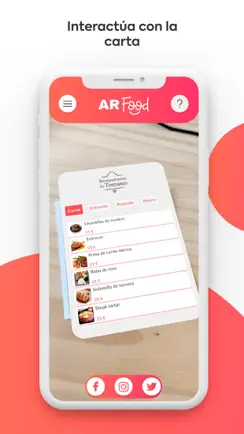 AR Food – Tu Carta en Realidad iPhone image 4