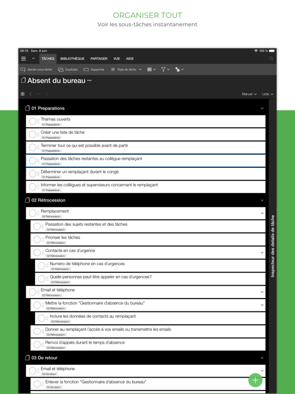 Screenshot #4 pour Taskfabric Cloud Projects