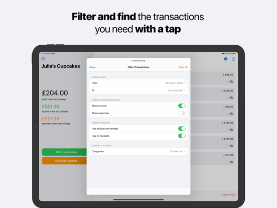 Microbooks® iPad screenshot 8 - Business app