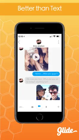 Game screenshot Glide - Live Video Messenger apk