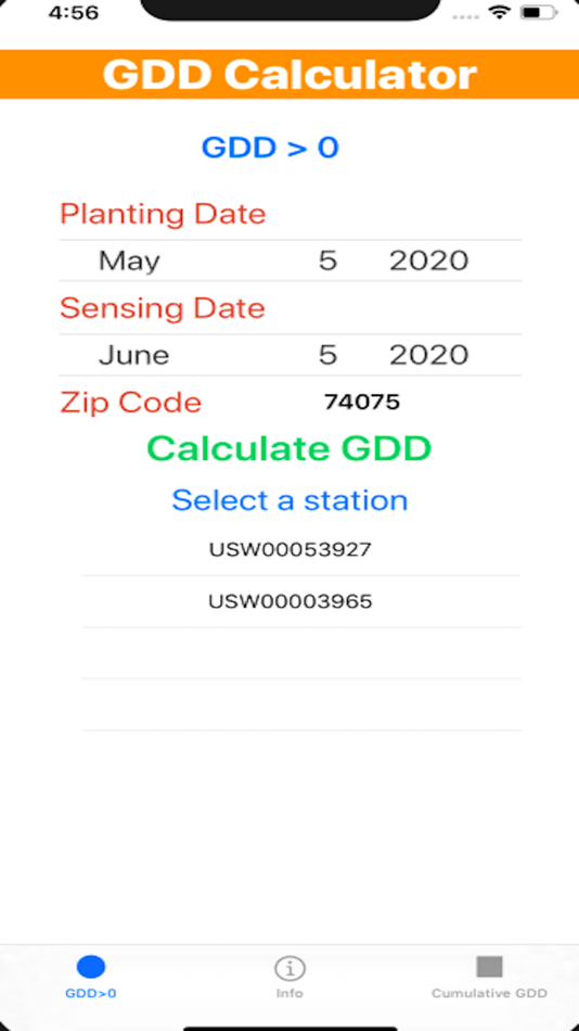 #3. Growing Degree Days Calculator (iOS) 由: Oklahoma State University