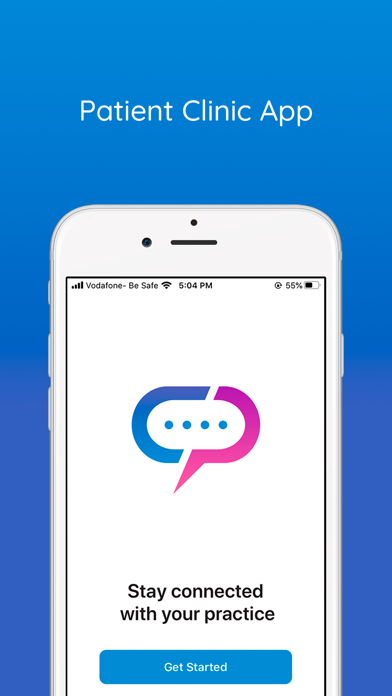Patient Clinic App Screenshot