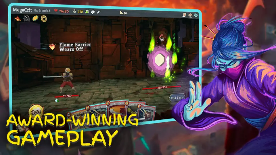 Captura de pantalla de Slay The Spire en iPhone 4