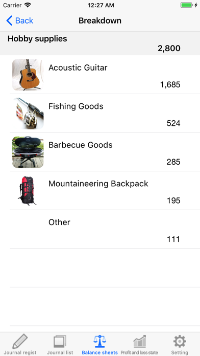 Screenshot #2 pour Balance Sheet - yourself