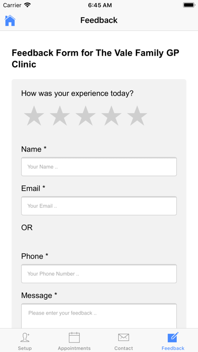 App screenshot
