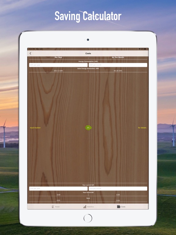 SolarMeter sun energy planner iPad screenshot 6 - Productivity app