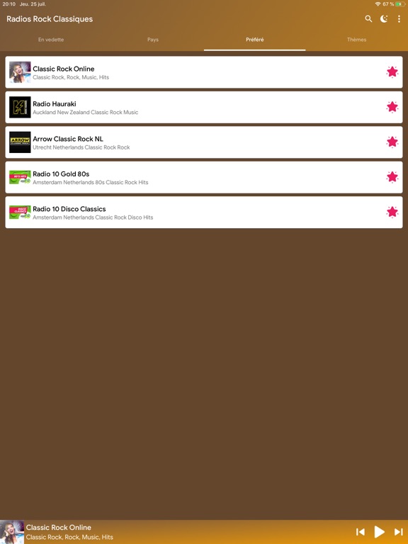 Screenshot #6 pour Radio Rock classique en ligne