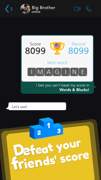 Words & Blocks Screenshot