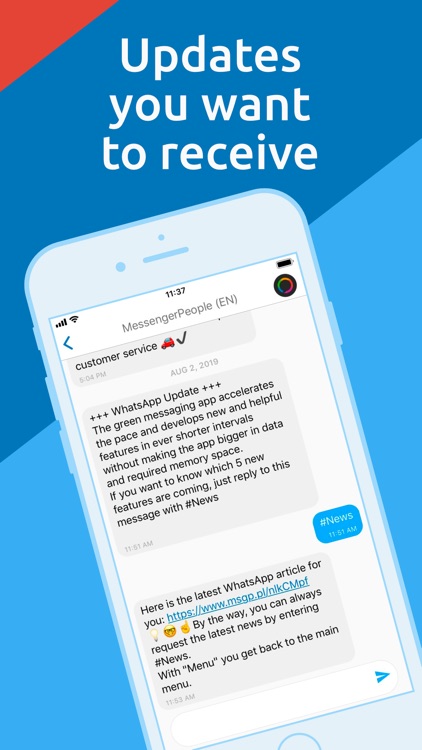 Notify – Always Up-to-Date