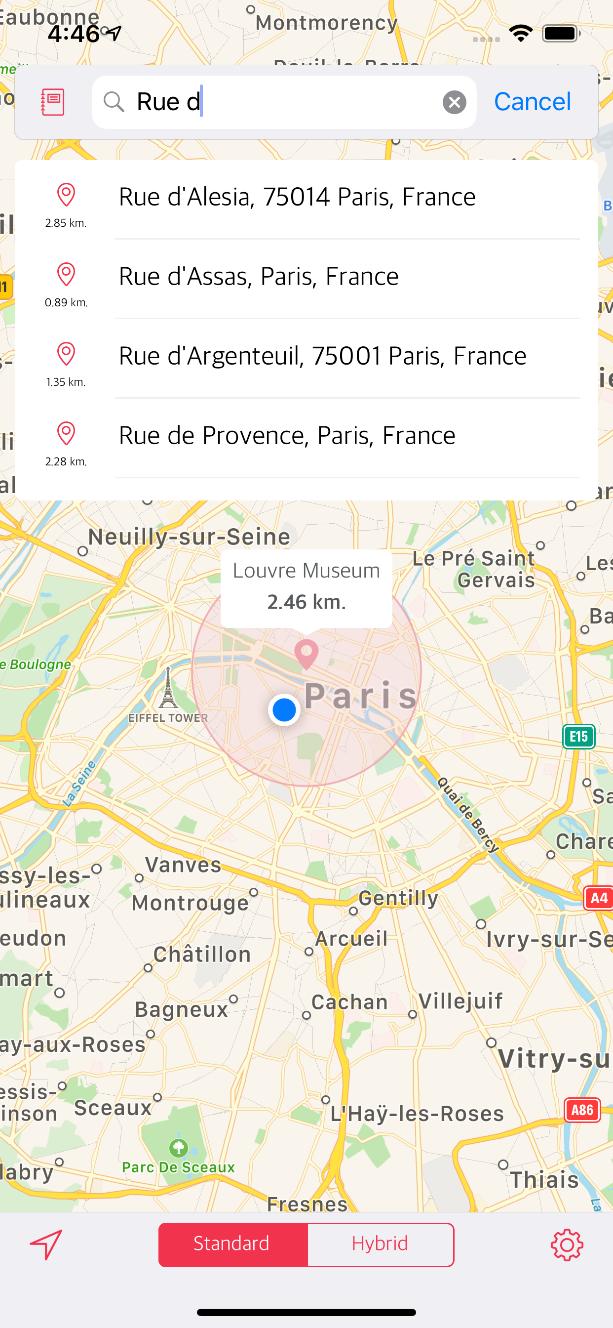 Radius Maps