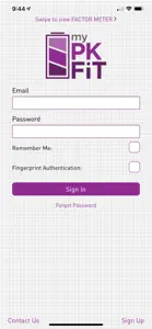 myPKFiT screenshot #3 for iPhone