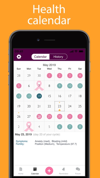 iPeriod Free (Period / Menstrual Calendar) screenshot 4