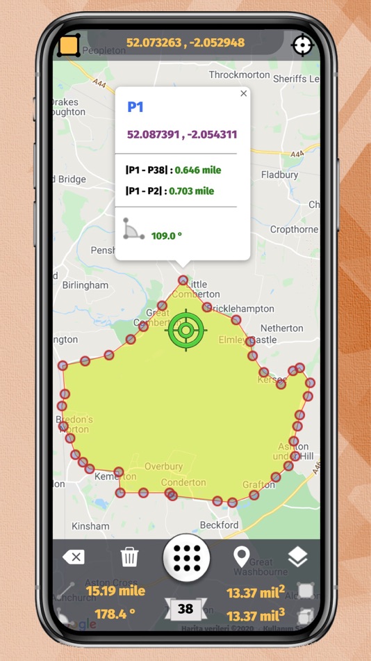 #2. GPS Area Measurement Lite (iOS) Podle: Oceanic Software