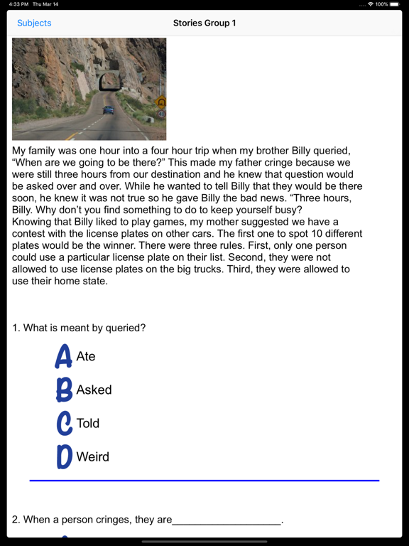 Screenshot #5 pour 5th-6th Grade Reading Comp