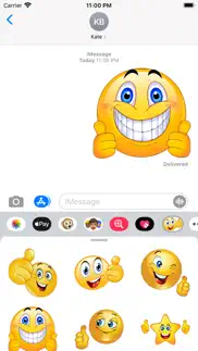 thumbs up emoji stickers iphone screenshot 1