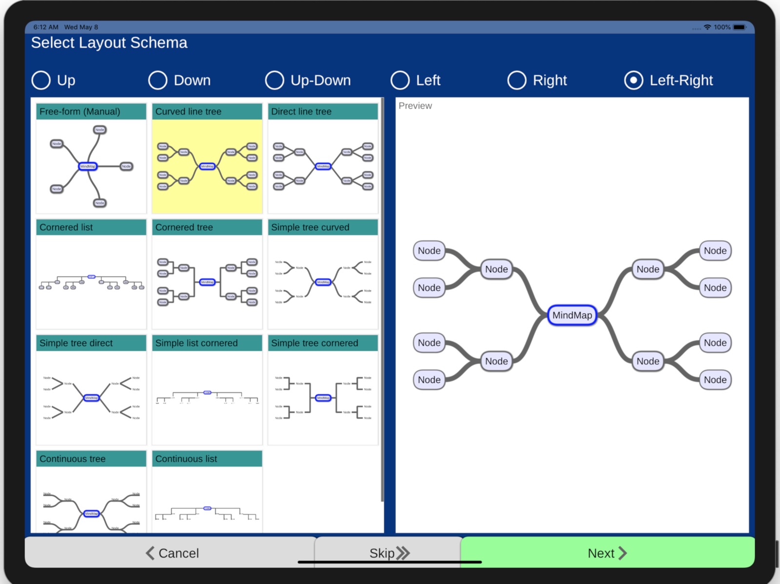 miMind - Mind Map, Brainstorm ipad screenshot 2