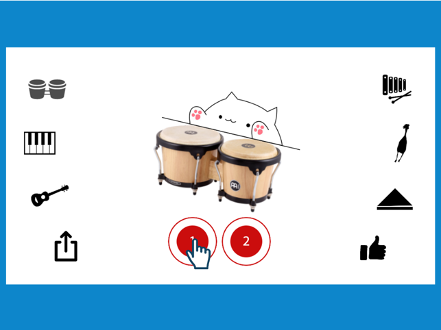 ‎Bongo Cat Musical Instruments Screenshot