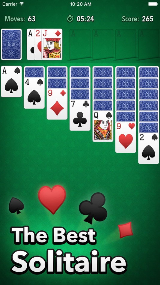 #1. Solitaire ۬ (iOS) Podle: Impala Studios