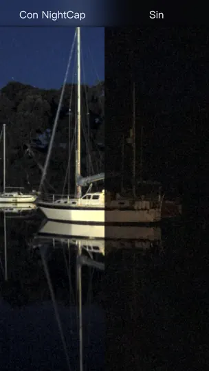 Captura de pantalla de NightCap Camera en iPhone 5
