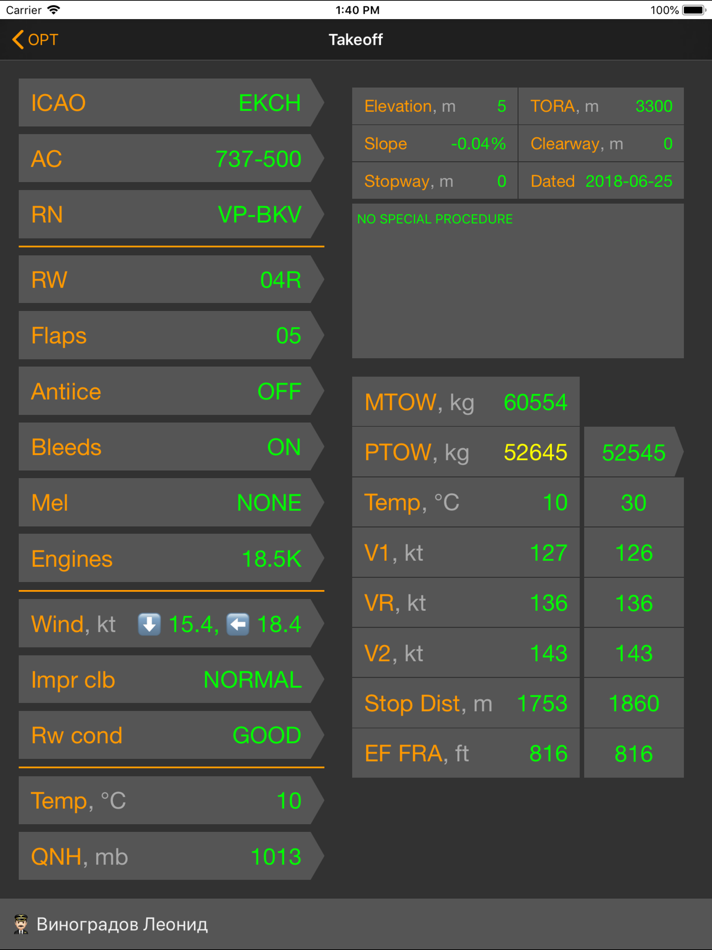 #3. Meridian.OPT Tablet (iOS) Podle: Aeronavigator Ltd.