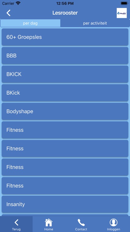 MEDIFIT Nieuw Lekkerland App