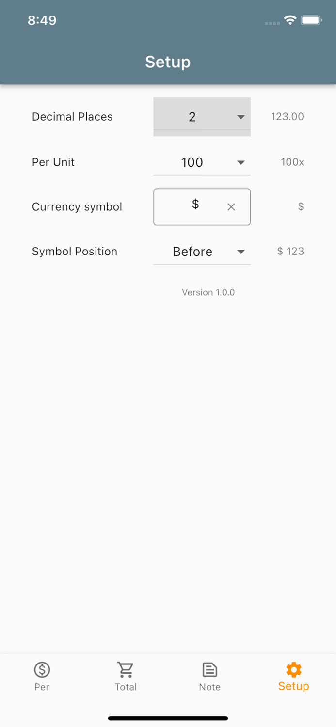 Price Per 100 Calculator