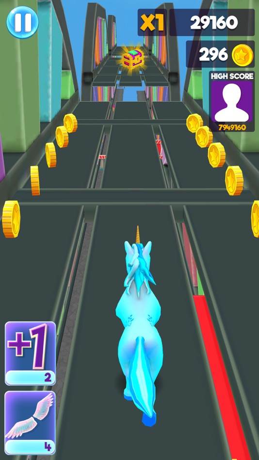 #7. Unicorn Runner 2020- Pony Run (iOS) 由: BigCode Games Pvt Ltd
