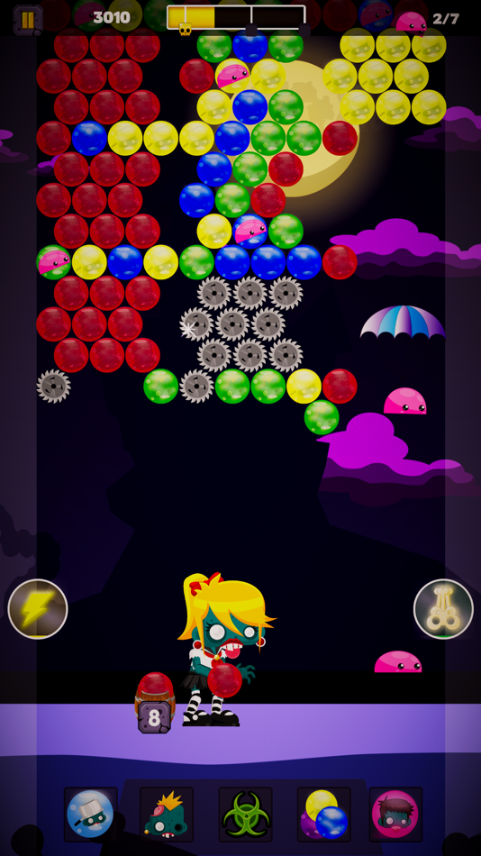 #5. Zombie Bubble Burst (iOS) 由: Imagitale Studios