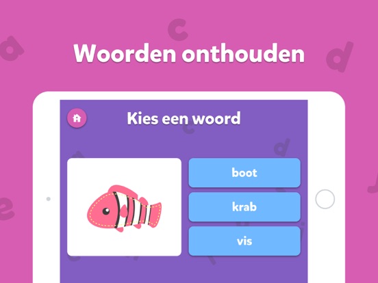 Ik Leer Lezen iPad app afbeelding 3