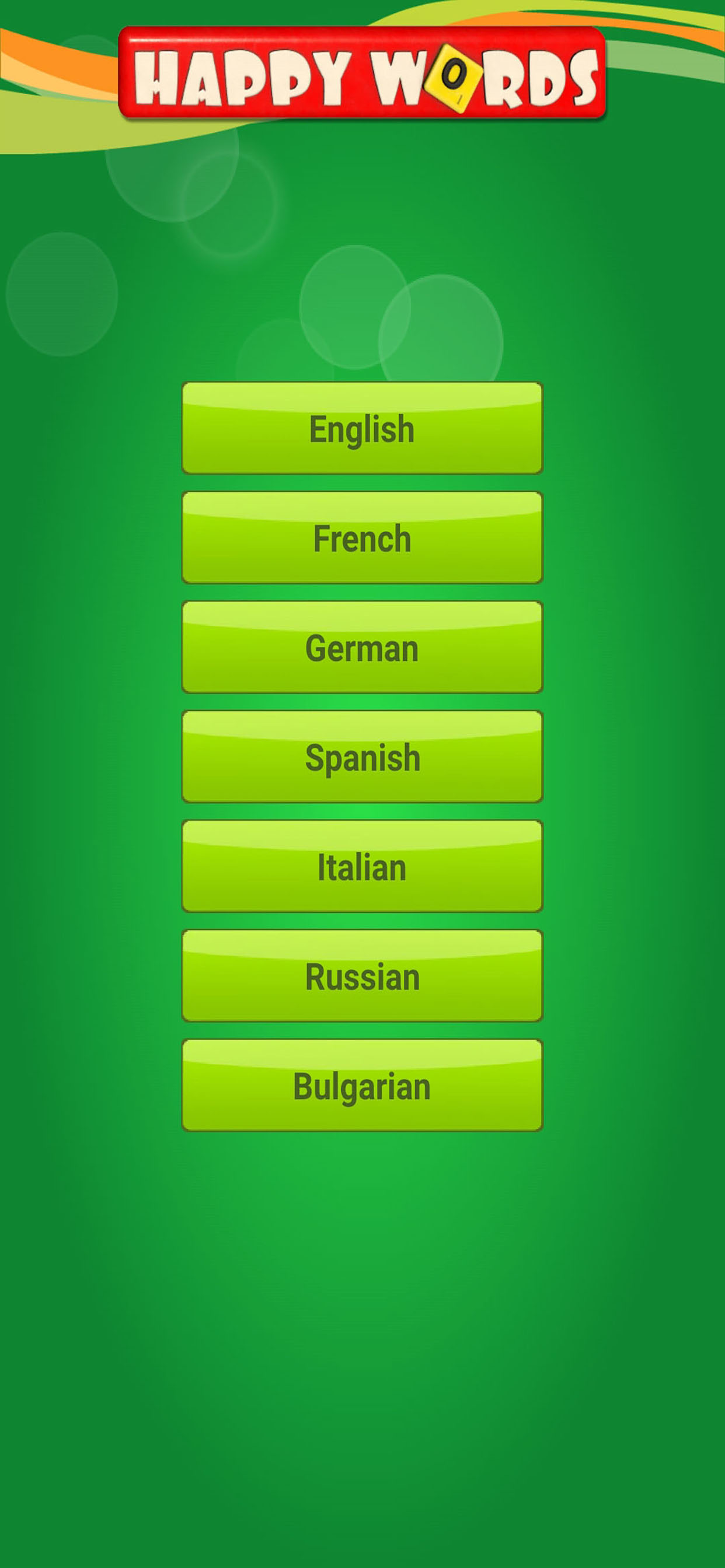 Happy Words: Online Word Game
