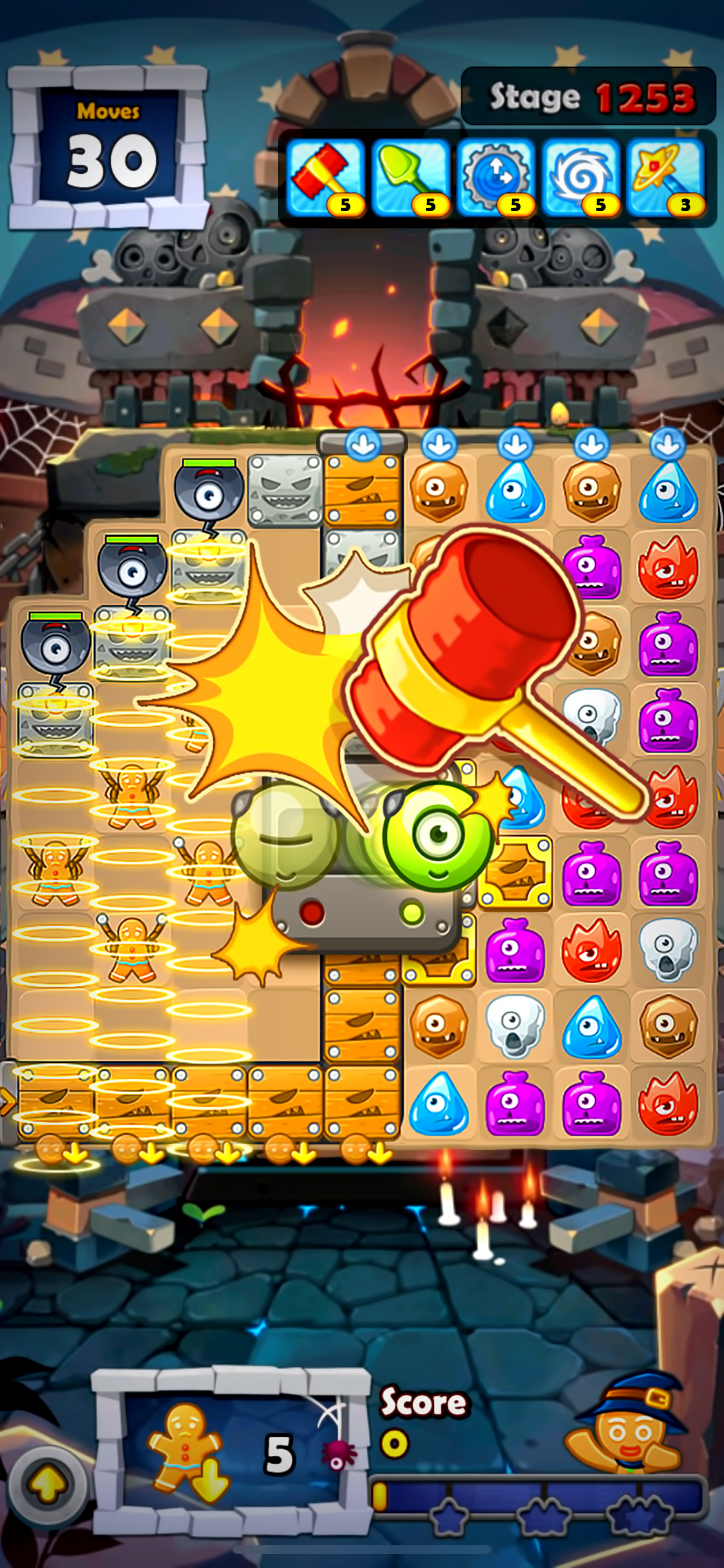Monster Busters:Match 3 Puzzle