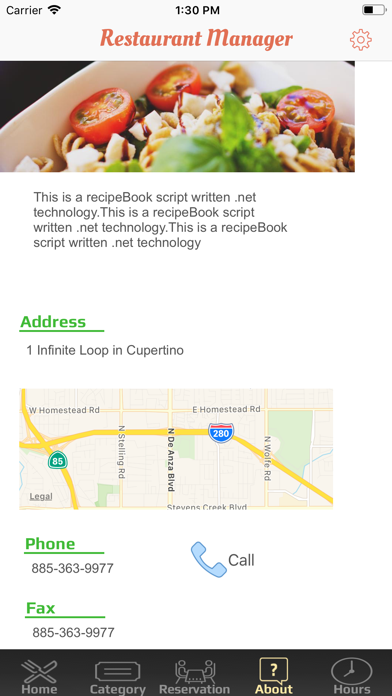 Restaurant Online Screenshot