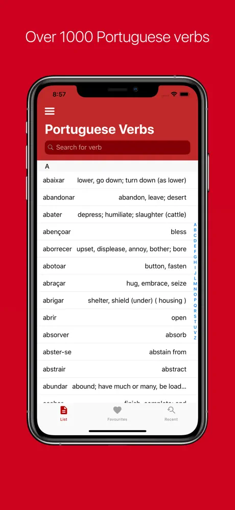 Portuguese Verb Conjugator