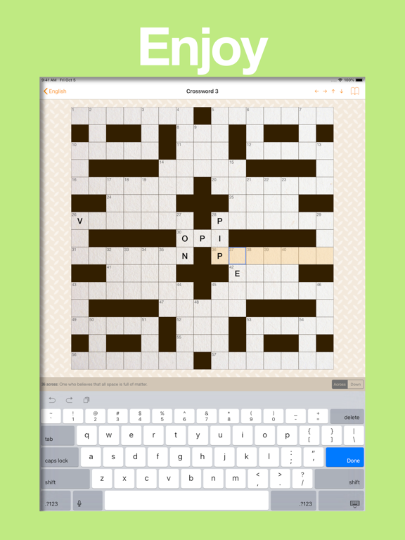 Screenshot #6 pour Accessible Crosswords