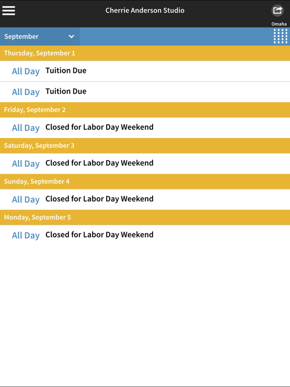 Cherrie Anderson Dance iPad screenshot
