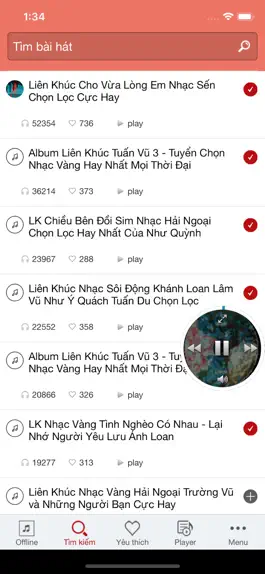 Game screenshot LK Nhac vang - Nhac tru tinh apk