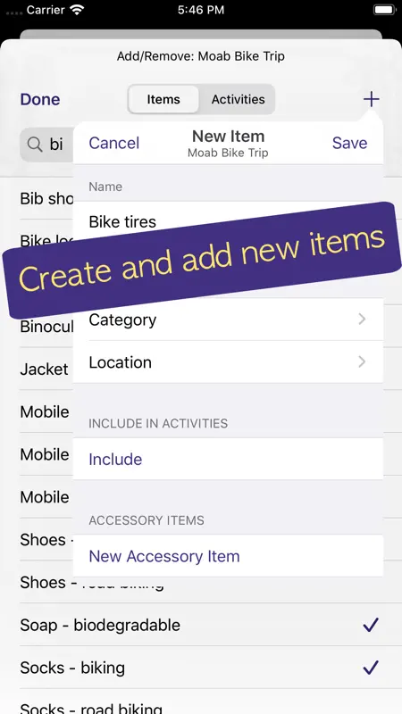 PackCheck Packing List screenshot 5 of 10