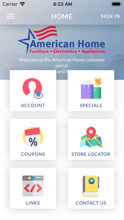 American Home Customer Portal