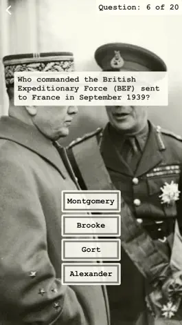 Game screenshot World War II Quiz hack