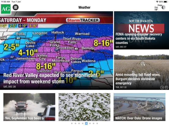 Agweek iPad screenshot 3 - News app